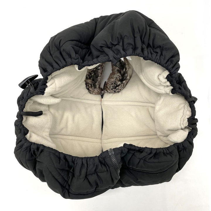 Petit Coulou Winter Cover for Infant Car Seats - Onyx Wolf (99446) (Open Box)