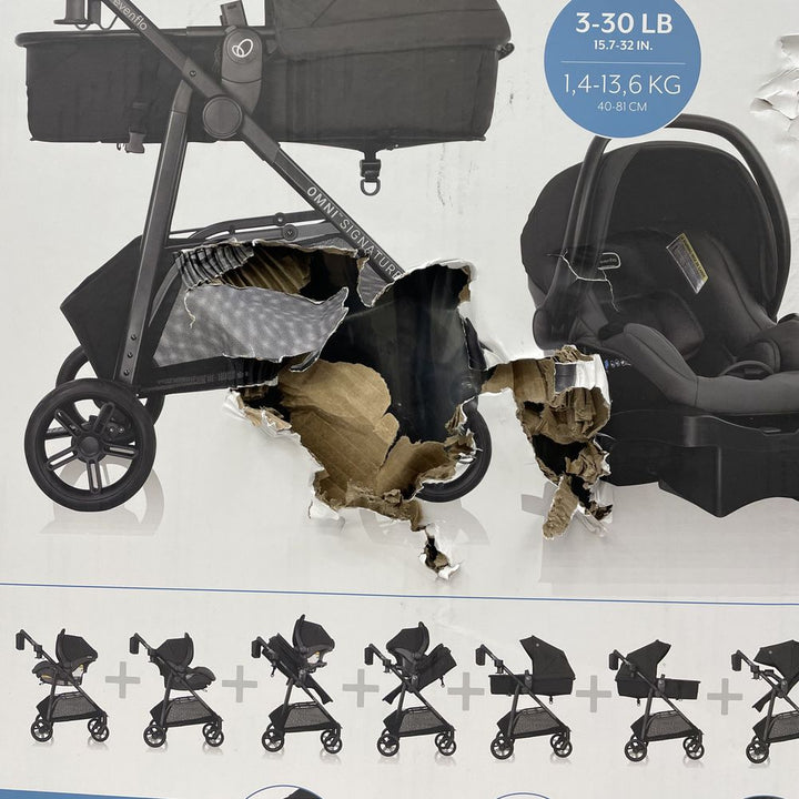 Evenflo Omni Signature and LiteMax Travel System - Porto Black (99526) (Open Box)