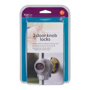 Kidco 2-Pack Doorknob Locks - Clear (99604) (Open Box) Default Title