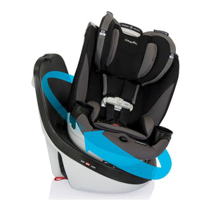Evenflo GOLD Revolve360 Slim 2-In-1 Rotational Convertible Car Seat with Sensorsafe - Obsidian (99617) (Open Box) Default Title