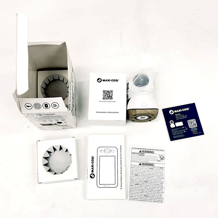 Maxi Cosi See Pro 360 Baby Monitor & Parent Unit With CryAssist Technology (Open Box)