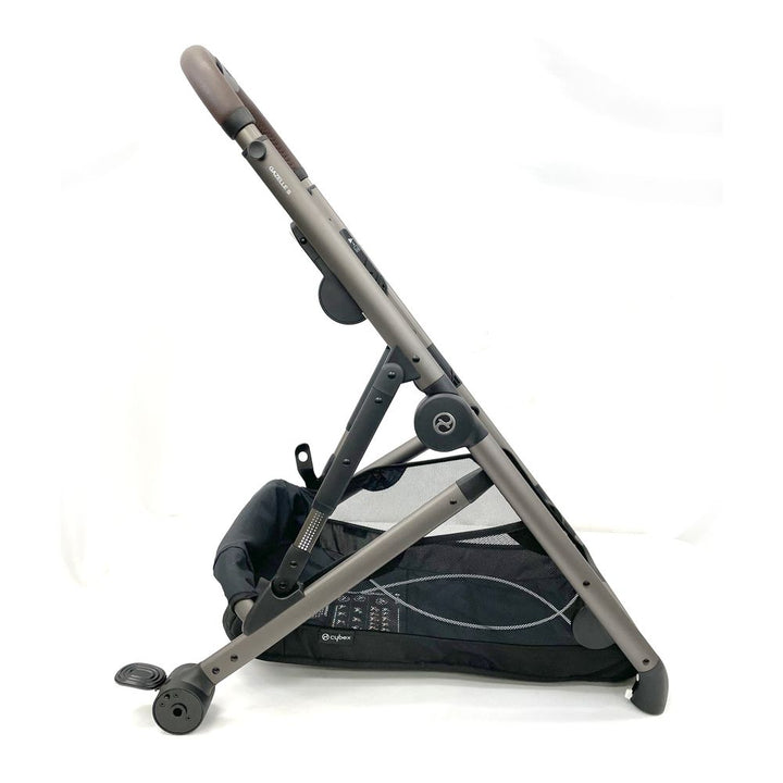 Cybex Gazelle S Modular Stroller - Moon Black with Taupe Chassis (99639) (Open Box)