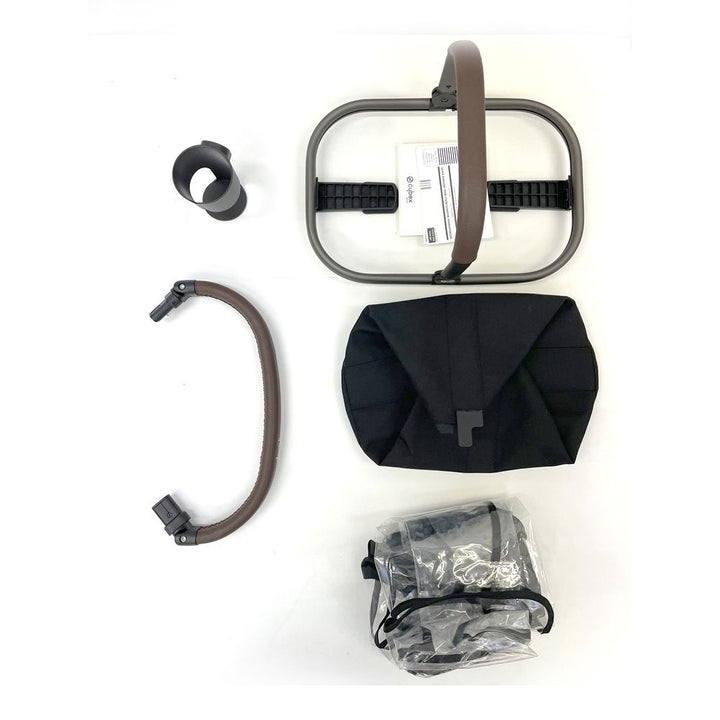 Cybex Gazelle S Modular Stroller - Moon Black with Taupe Chassis (99639) (Open Box)