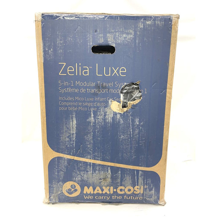 Maxi Cosi Zelia Luxe 5-in-1 Modular Travel System - Basalt Black (99683) (Open Box)