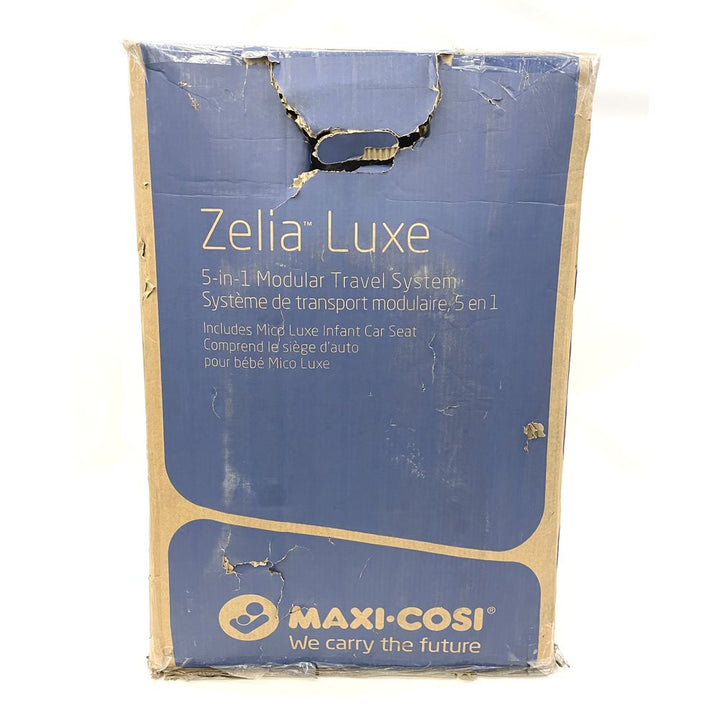 Maxi Cosi Zelia Luxe 5-in-1 Modular Travel System - Basalt Black (99683) (Open Box)