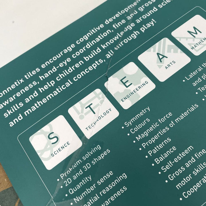 Connetix 92-piece Magnetic Tiles Ball Run Pack - Rainbow (99687) (Open Box)