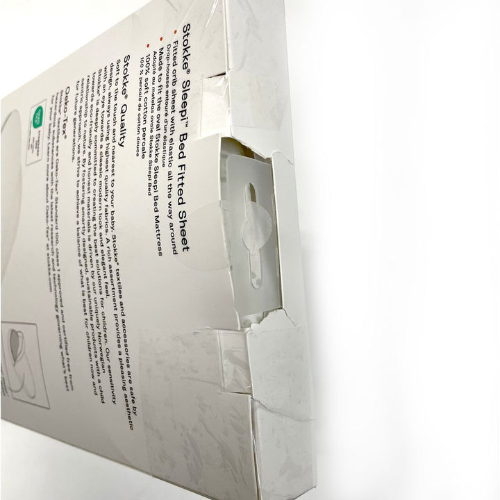 Stokke Sleepi V3 Bed Fitted Sheet - Grey Fans (99772) (Open Box)