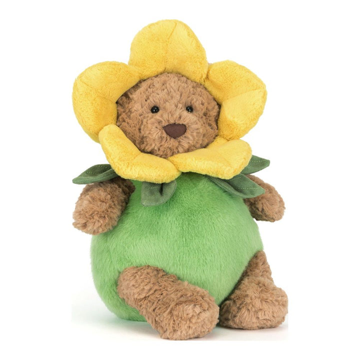 Jellycat Bear Plush Toy - Bartholomew Bear Daffodil Outfit (9 inch) Default Title