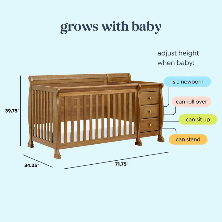 DaVinci Kalani 4-in-1 Convertible Crib & Changer