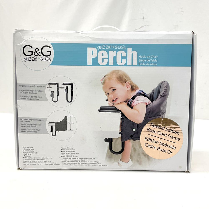 Guzzie + Guss Perch Hanging High Chair Gold Rose Edition - Copper Blue (99902) (Open Box)