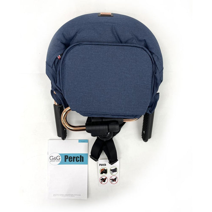 Guzzie + Guss Perch Hanging High Chair Gold Rose Edition - Copper Blue (99902) (Open Box)