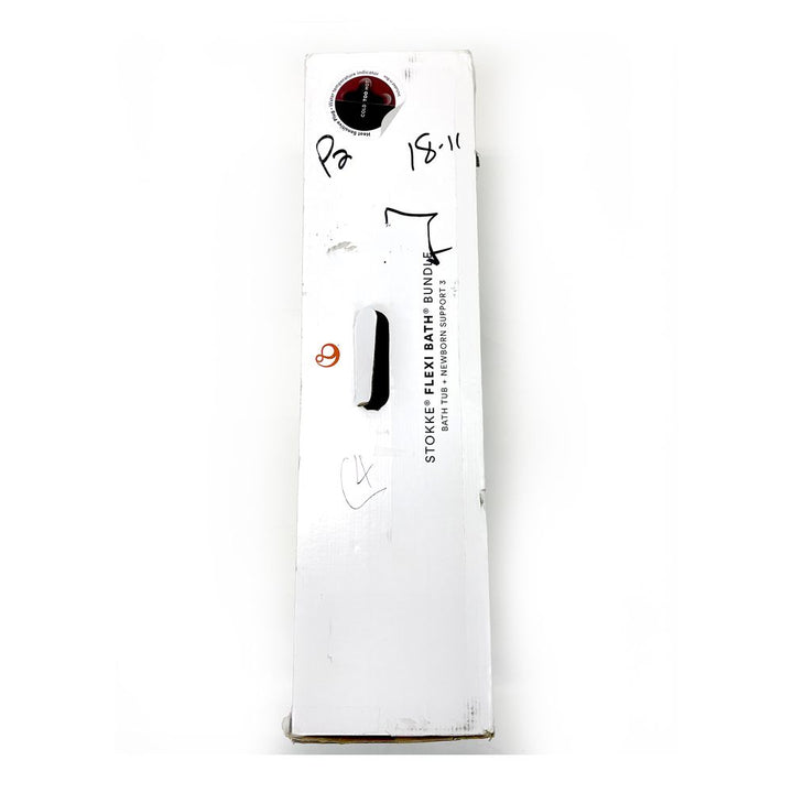 Stokke Flexi Bath Bundle with Heat-Sensitive Plug and Flexi Bath Newborn Support - White (99975) (Open Box)