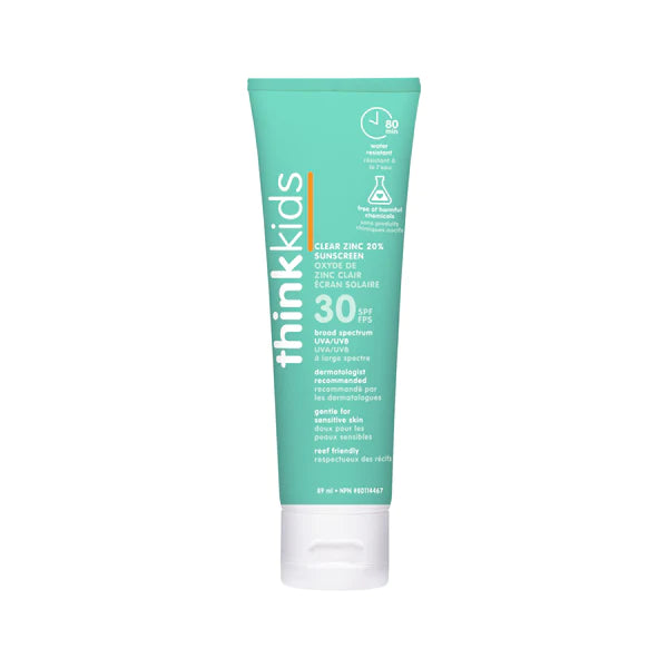 ThinkBaby SPF 30 Clear Zinc Sunscreen (3 oz)