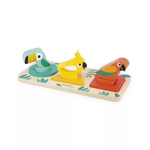 Janod Tropik My First Shapes Wooden Toy