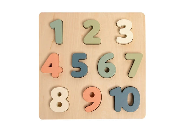 Pearhead Numbers Wooden Puzzle Toy
