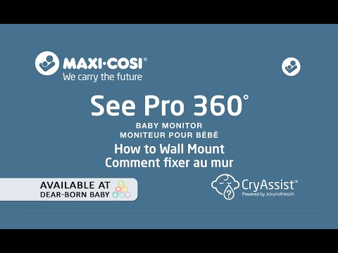 maxi cosi see pro 360 Maxi Cosi See Pro 360 Baby Monitor & Parent Unit With CryAssist Technology – Dear-Born Baby
